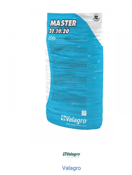 Добриво Майстер 20-20-20 (Master) Valagro 25 кг 365581563 фото