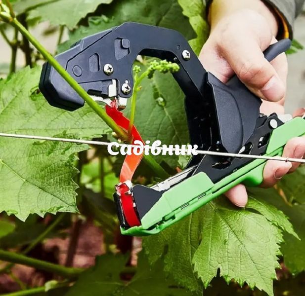 Степлер-зшивач для рослин Agrario TT-08 + Стрічка Cordioli 10 шт + Скоби MAX (набір Тапенер Аграріо TT-08) 120600800158 фото