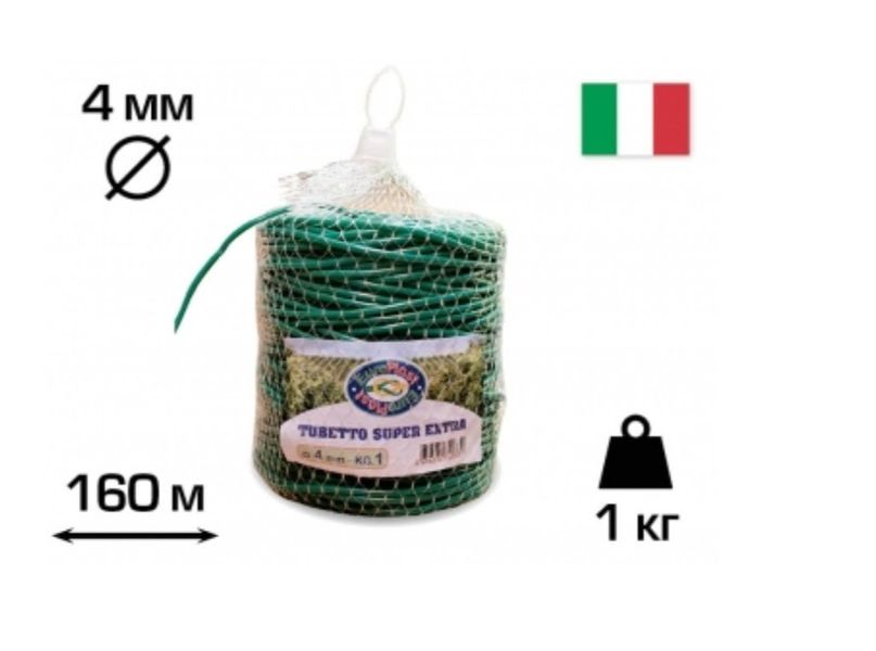 Кембрик - Агротрубка для підв'язки рослин, 4 мм (1 кг) довжина 160 метрів Super Extra Італія ЕХ004 фото