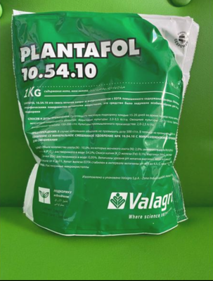 ПЛАНТАФОЛ Plantafol 10+54+10 1 кг Valagro Валагро Італія Комплексне добриво  105410 фото