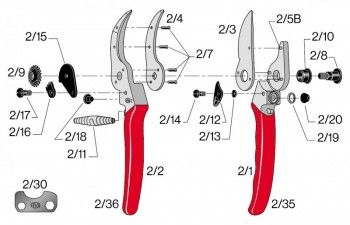 Заклепка для опорного лезвия Felco (2/7) Felco (2/7) фото