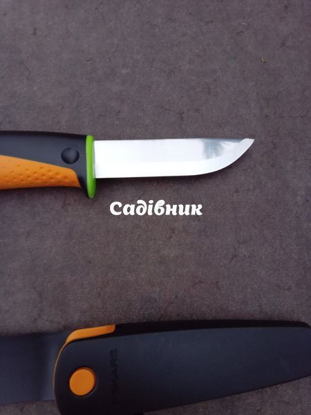 Ніж для важких робіт Fiskars з точилом (1023619/156018) фото