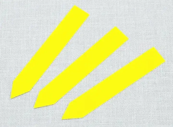 Етикетки для грунту 1,6&times;10 см, жовті,100 шт(Німеччина) 1568 фото